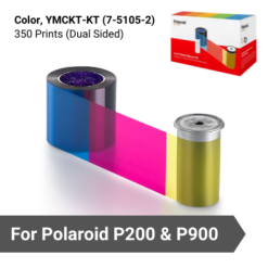 Polaroid 7-5105-2 Color Ribbon for P200 & P900 Card Printer