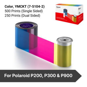 Color-YMCKT-Ribbon-For-Polaroid-P200-P300-P900-Card-Printer Color-YMCKT-Ribbon-For-Polaroid-P200-P300-P900-Card-Printer